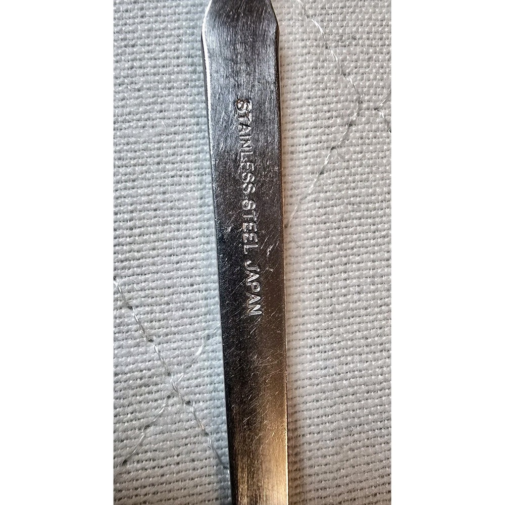 Riviera Mosaic Stainless Steel Spoon 3 Flatware Japan Silverware‎ Dinnerware - Picture 5 of 9